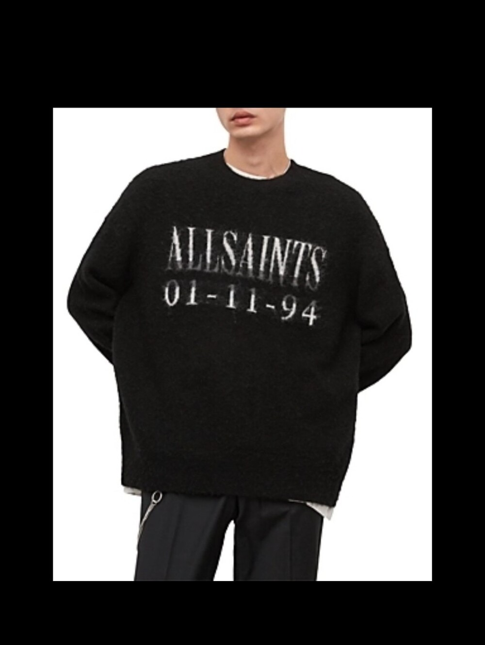 Allsaints Codex Oversized Sweater Size Small